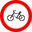 Движение велосипедистам запрещено